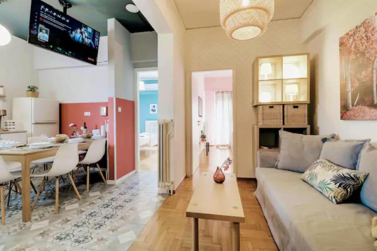 Spacious Central Flat☆3Min To Metro☆Ac|Netflix|Pc Atena Exterior foto