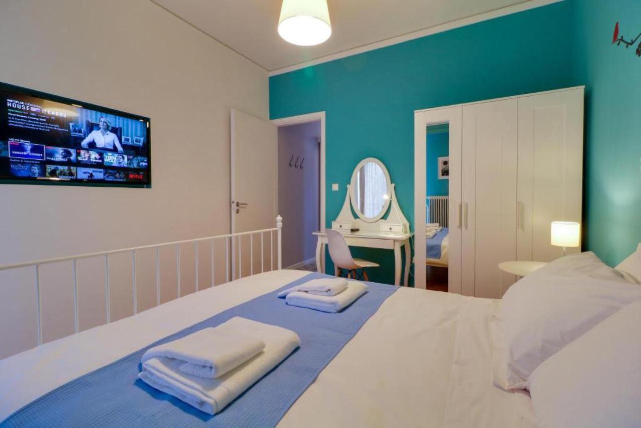 Spacious Central Flat☆3Min To Metro☆Ac|Netflix|Pc Atena Exterior foto