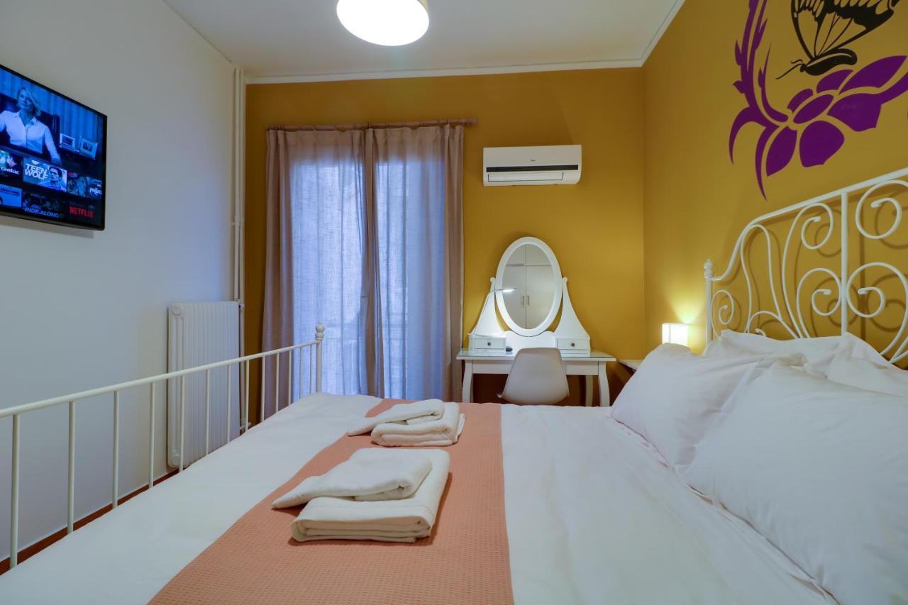 Spacious Central Flat☆3Min To Metro☆Ac|Netflix|Pc Atena Exterior foto